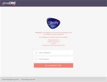 Tablet Screenshot of ekornes.amabis.com